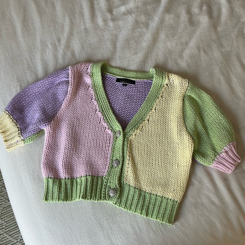 Sherbet Cropped Sweater